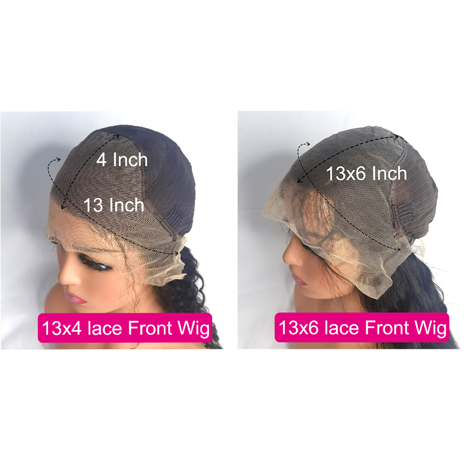 Body Wave 13x4 13x6 HD Transparen Spets Front Wig 40 Inch Pets Frontal Wig Human Hair Wigs For Women Brasilian Hair