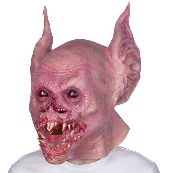 Scary Bat Monster Masks Horror Vampire Headgear Halloween Party Devil Horror Costume Props HKD230810