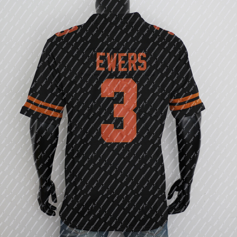 Texas Longhorns Football Jersey Quinn Ewers Bijan Robinson Arch Manning Xavier värdig Jaylan Ford Whittington Adonai Mitchell T'Vonre Sweat McCoy Vince Young