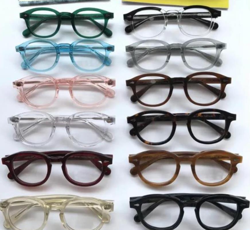 Top qualité lunettes de lecture cadre clair lentille johnny depp lemtosh lunettes myopie lunettes hommes femmes myopie 3 taille avec case249U