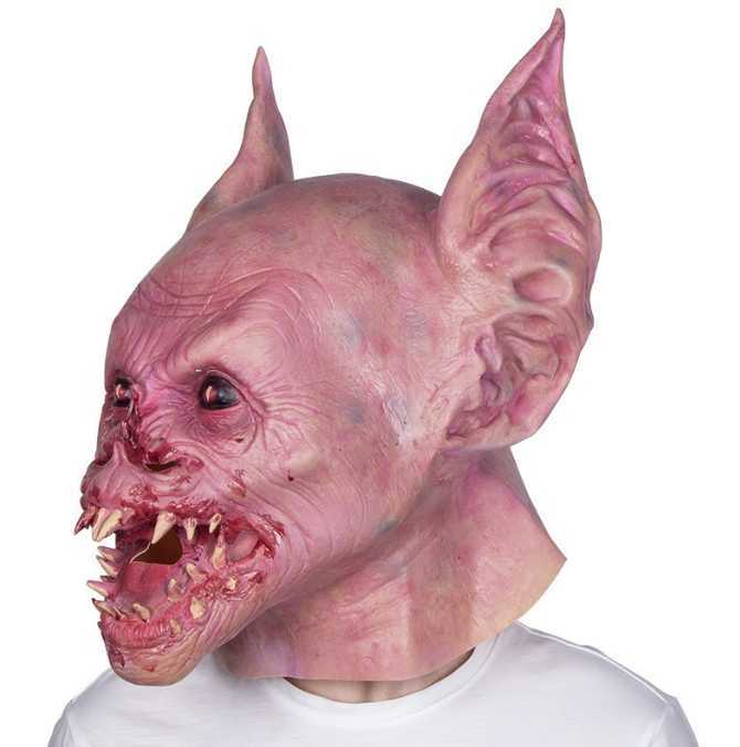 Scary Bat Monster Masks Horror Vampire Headgear Halloween Party Devil Horror Costume Props HKD230810