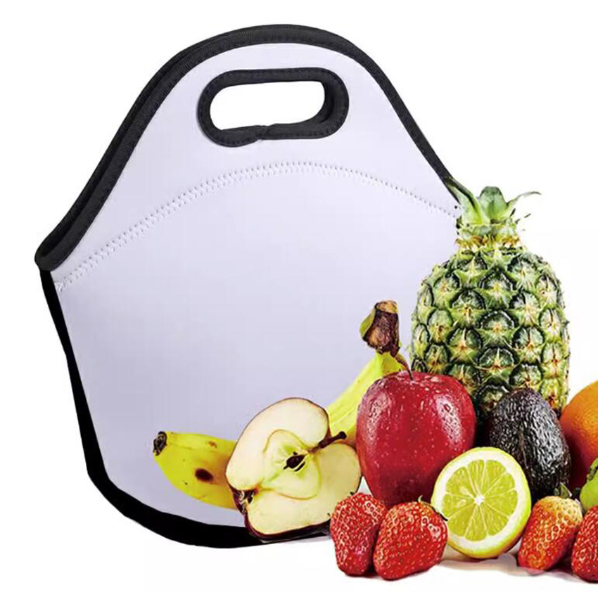 5 шт. ланч-боксы сублимационная DIY белая односторонняя и двусторонняя пустая большая вместительная кухонная сумка для хранения еды