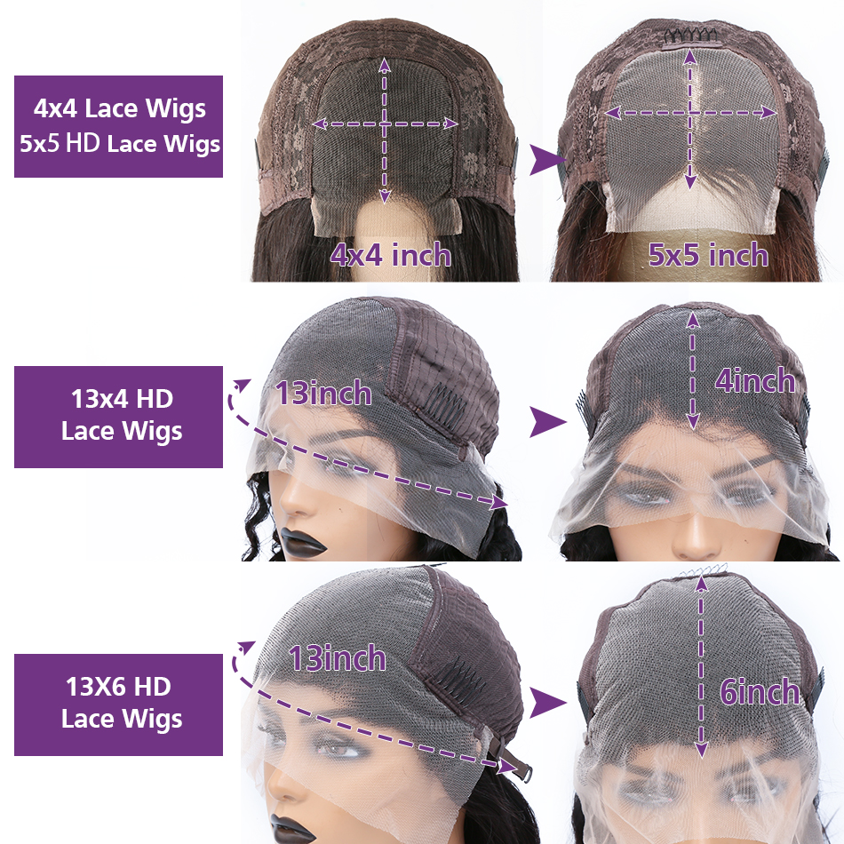 HD透明レースフロントウィッグスブラジルの骨ストレートヘアGlueless Remy 13x6 Lace Frontal Human Hair Wigs for Women