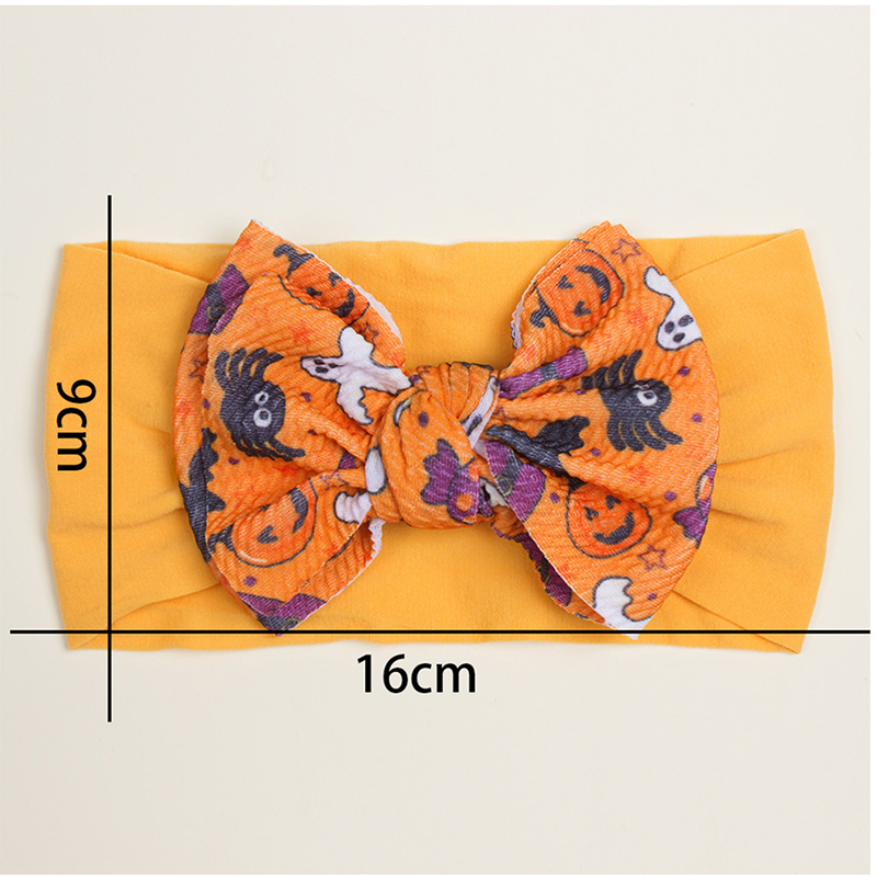 Halloween Decoration Baby Headband Bow Hair Band Elastic Headbands Girls Headwear Headwrap Hair Accessories