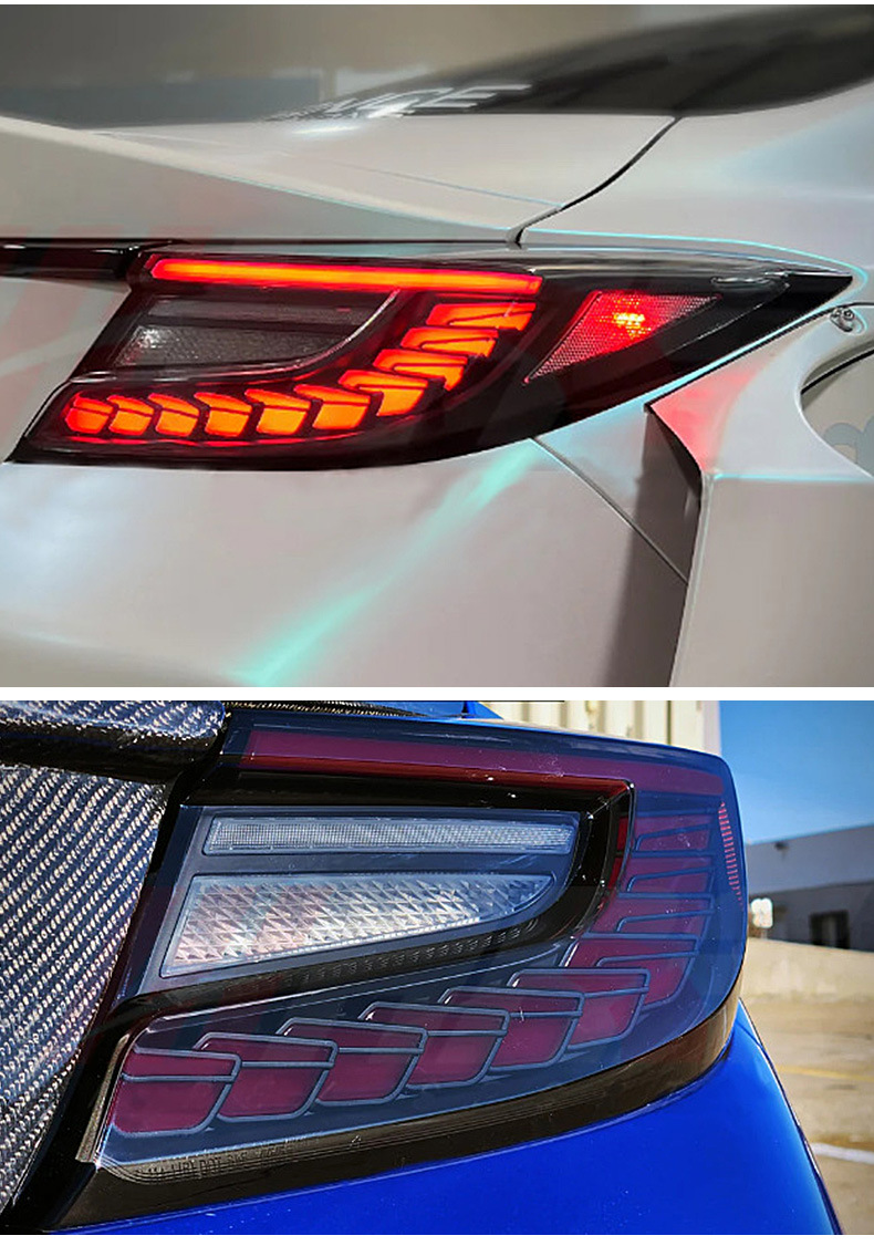 BIL LIGHT FÖR TOYOTA GR86 TAILLIGHT MONTERING SUBARU BRZ UPGRADE LED STREET LIGHTS BAKTBRAKE TURS SIGNAL LIGHTS