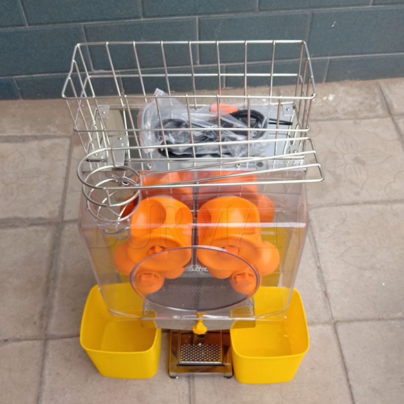 Elektryczna automatyczna pomarańczowa sokowirówka Świeża cytryna Squeezer Maszyna prasowa do użytku w sklepie owoców na sprzedaż