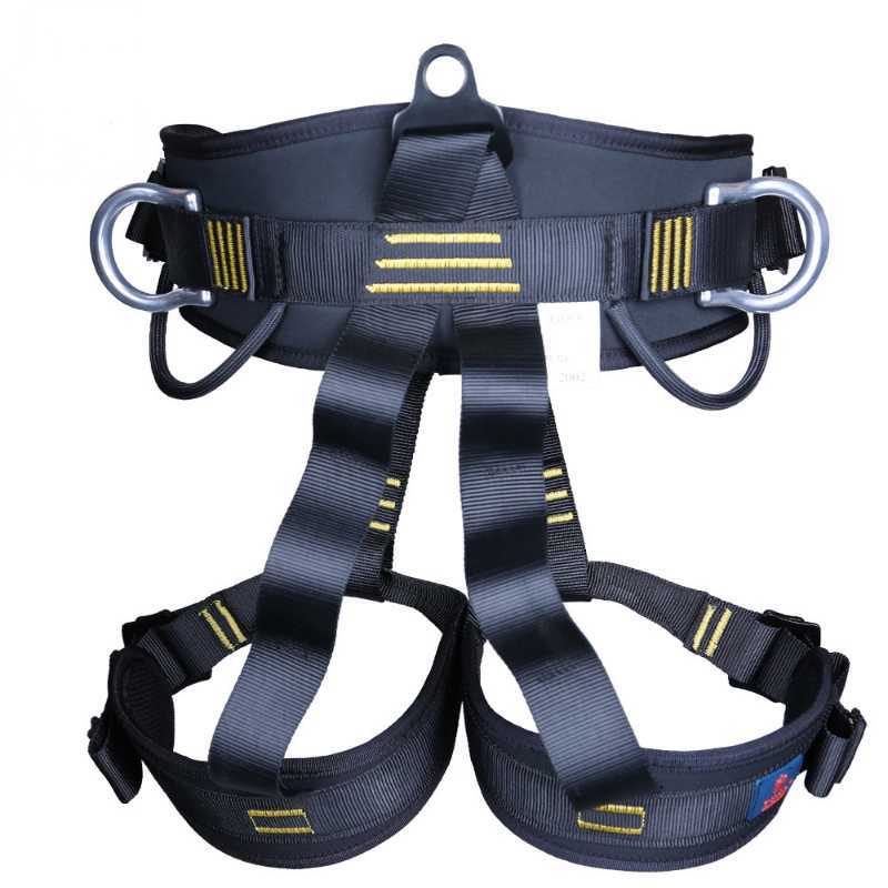 Rock Protection Outdoor Hiking Rock Climbing Half Body Waist Support Safety Belt Working At Heights Harness Aerial Equipment HKD230810