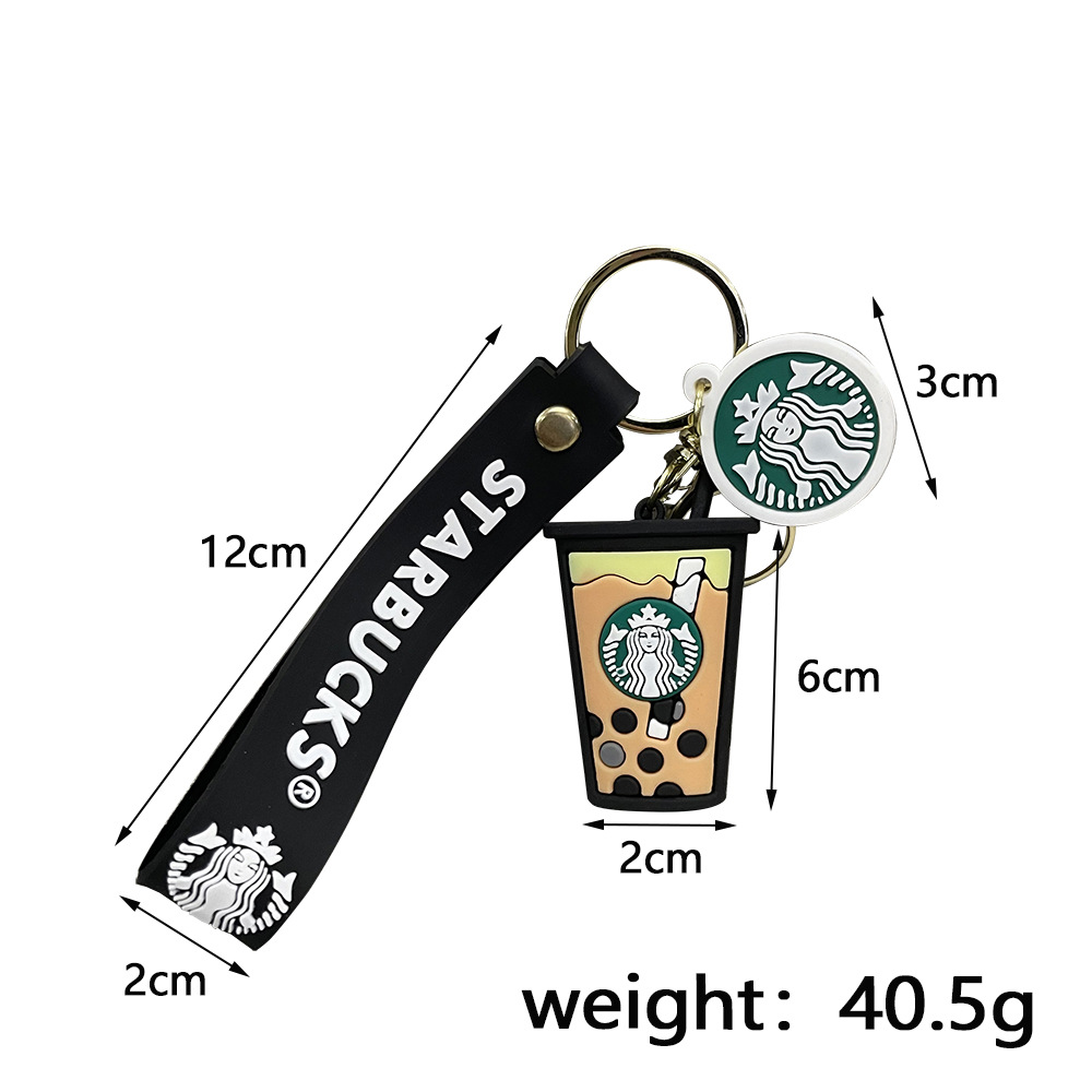 39 soorten prachtige kleine beer koffiezetapparaat pop sleutelhanger melk theekop sleutel hanger sieraden klein geschenk