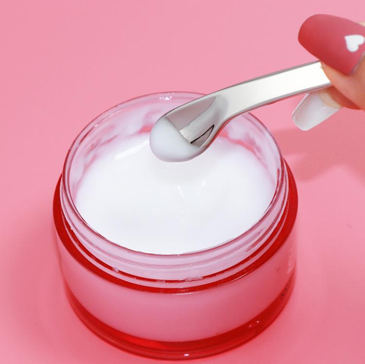 Łyżki Zakrzywione kosmetyczne szpatułki Maska Makeup Spatule Spatulas Facial Cream łyżka do mieszania i pobierania próbek różowe złoto/srebrne/złoto SN839