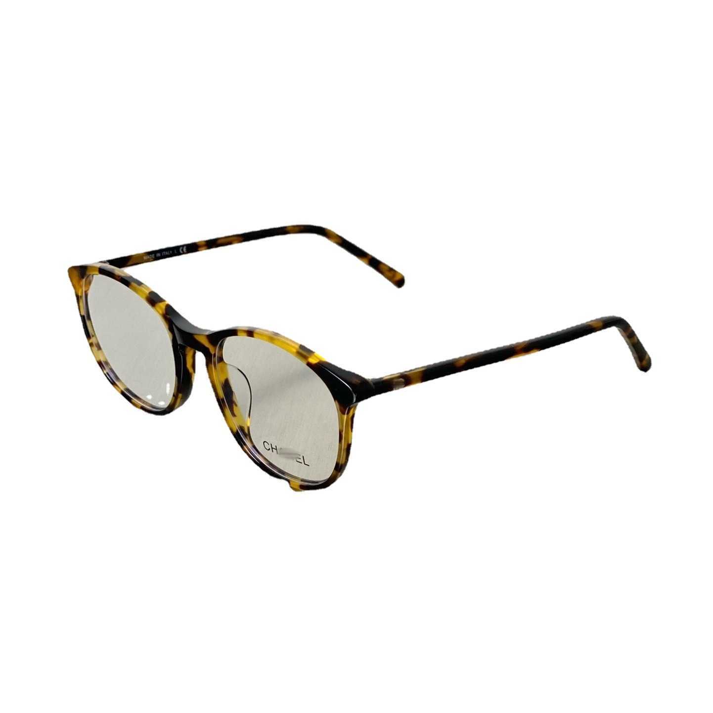 2024 Nuovi occhiali da sole designer di lusso Ultra luce e piccole fragranze femminili Tortoiseshell Tortoiseshell Colore Eyegylass le donne possono abbinare alla miopia pianura