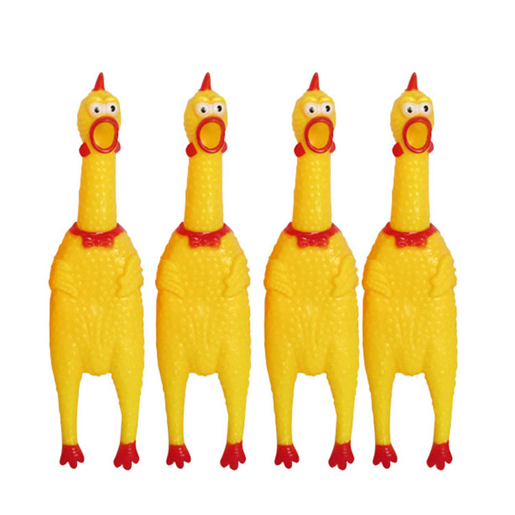 Прямая продажа творческих странных ревущих куриных вентилятов для домашних игрушек Средние крики куриные души онлайн красный и жалкая ревущая курица