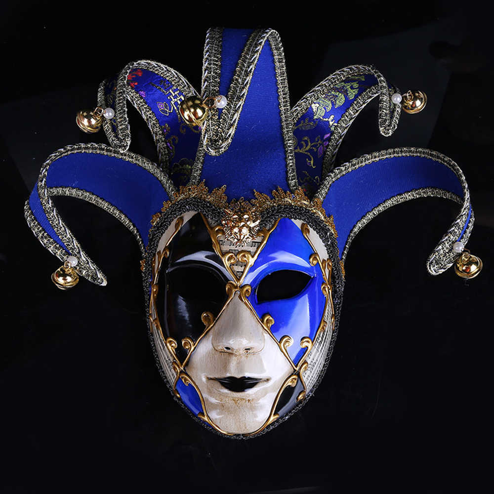 Halloween Dance Party Venetian Bell Mask Painted Halloween Ball Party Mask Upskalig Venetian Ladies Show Mask HKD230810