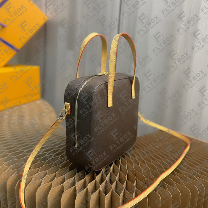 M47500 Vintage Tote Handbag Women Fashion Designer Counter Counter Bag Crossbody Messenger Bag أعلى جودة حقيبة التسليم السريع