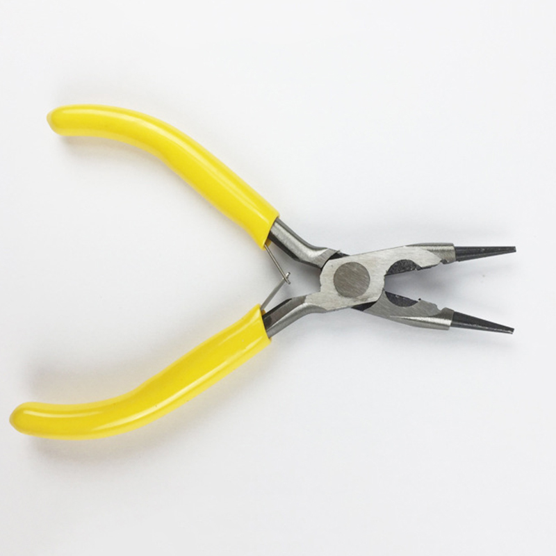 Manual Round Needle Long Nose Pliers Diagonal Cutting Pliers Jewelry Pliers End Cutting Pliers Repair Wire Wrapping Crafts Making Supplies W0075