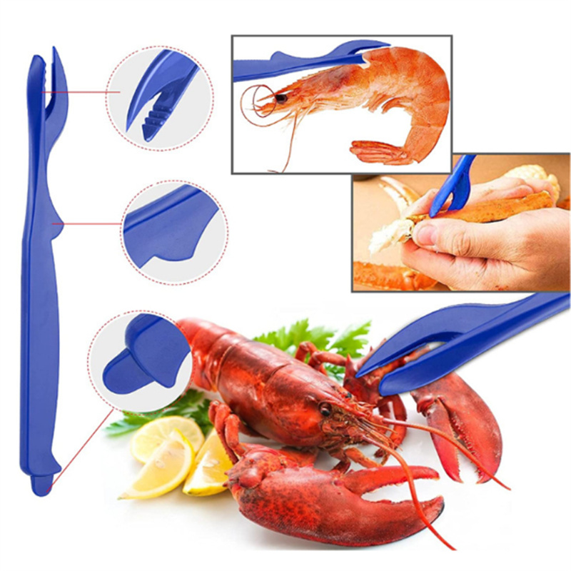 Kitchen Tools Seafood Crackers Lobster Picks Tool Crab, Crawfish, Prawns, Shrimp - Easy Opener Shellfish Sheller Knife JL1864