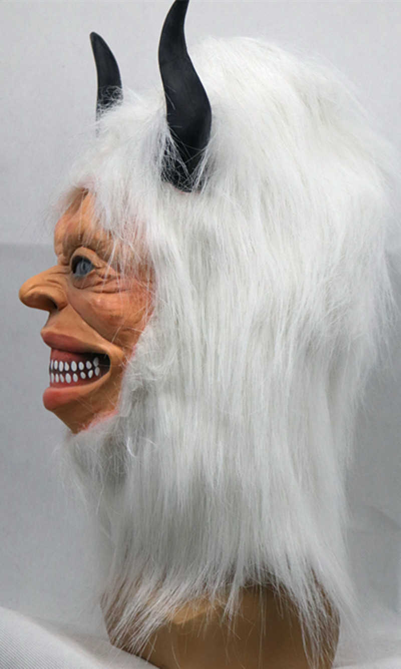 Tybetańska oryginalna projekt The Unikalny bałwan Yeti Mask - Festiwale Costume Costume Party i Cosplay Game Decor for Adult HKD230810