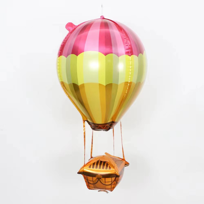 Fire Balloon Shaped Foil Mylar Sphere Hot Air Balloon Aluminum Foil Balloons Baby Shower Gender Reveal Birthday Engagement Party Decoration HW0076