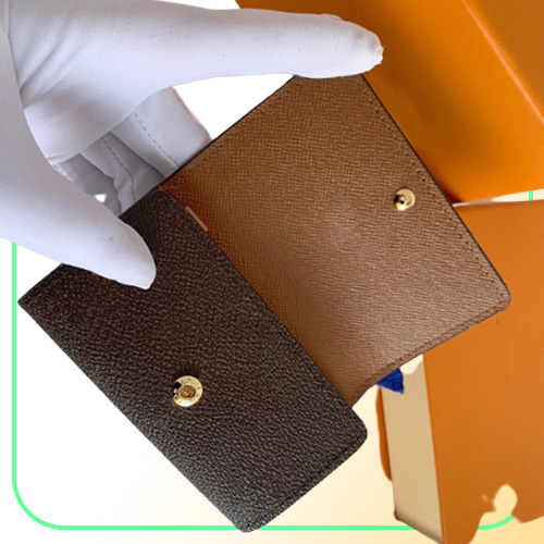 Luxus -Designer -Schlüsselbeutel Schnallen Liebhaber Pochette Car Keyring handgefertigte Leder -Mini -Schlüsselanhänger Männer Frauen Bag Schlüsselringe Anhänger 3977506