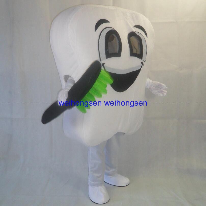 Make Eva Material Dente Mascot Costume Abbigliamento Cartoon Dental Health Annuncio e pubblicità 635