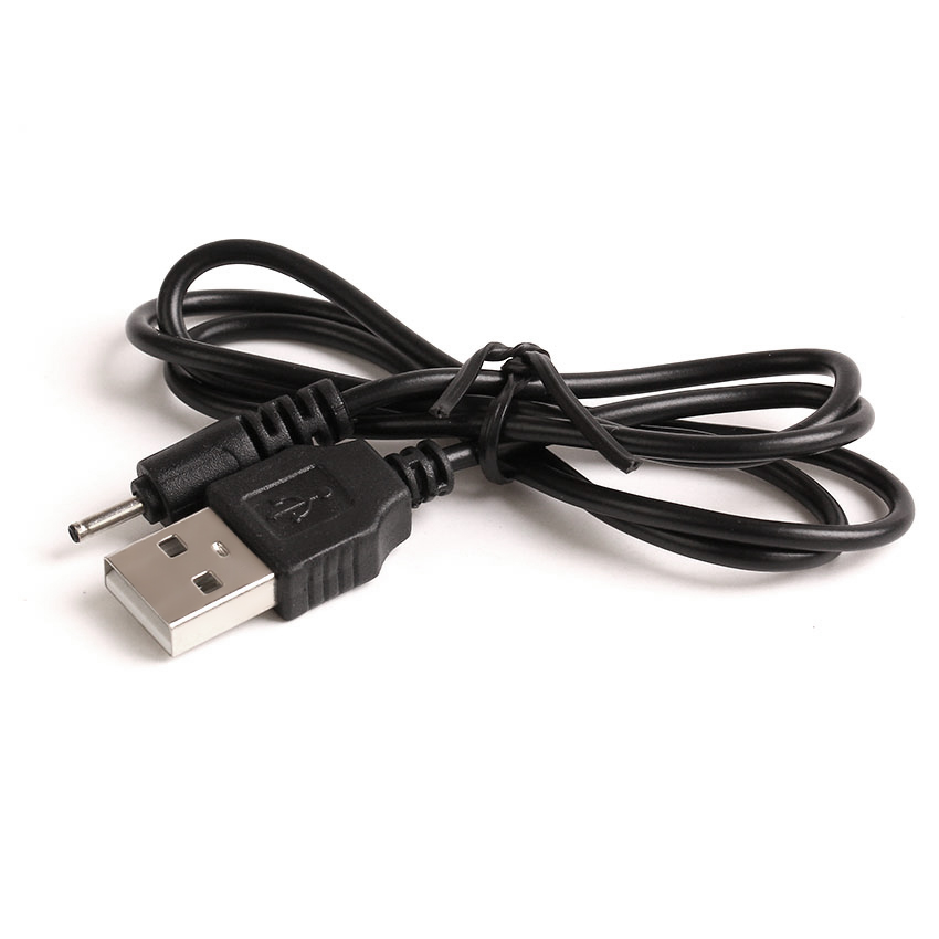 Porta USB nera su 2,0*0,6 mm 2,5*0,7 mm 3,5*1,35 mm 5,5*2,1 mm 5 V Cord Cavo di alimentazione a barre di manico