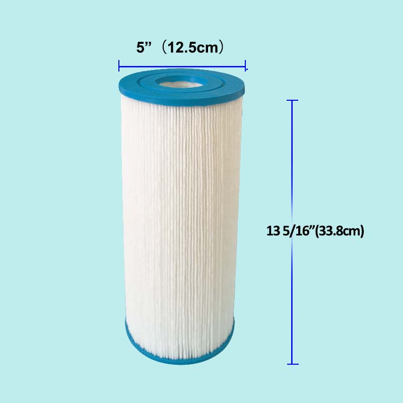 Emaysta 5x13 5/16 pouces Polyester Sédiment à eau filtre Cartouilles de piscine Spa Éléments de filtre Spa 125x54x338mm C-4950 | PRB25-in | C-4326 | 2 pack