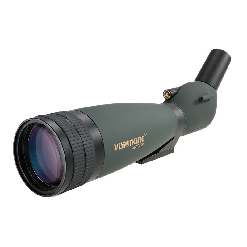 Visionking 30-90x90 Zoom Spotting Scope HD BAK4 Wide Angle FMC Waterproof Monocular Telescope Outdoor Golf Hunting Birdwatching
