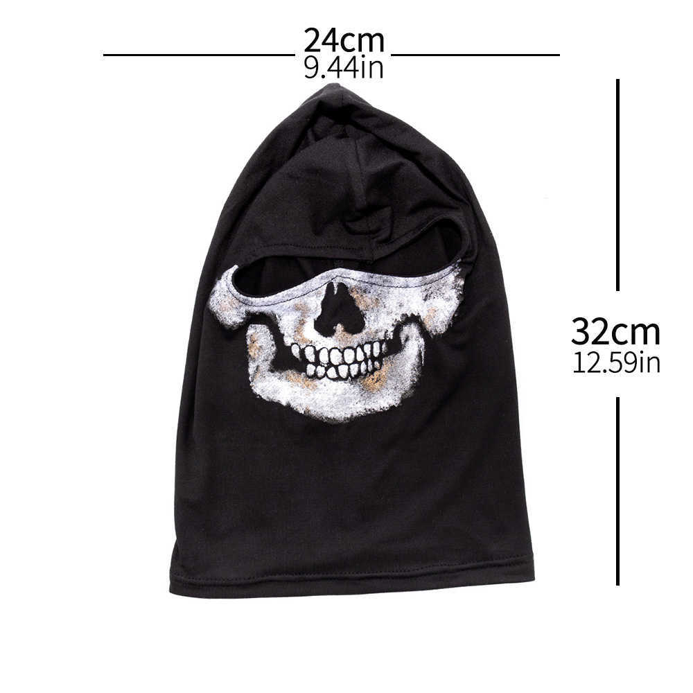 COD MW2 Ghost Skull Balaclava Ghost Simon Riley Face War Game Cosplay Mask Protection Skull Pattern Balaclava Mask HKD230810