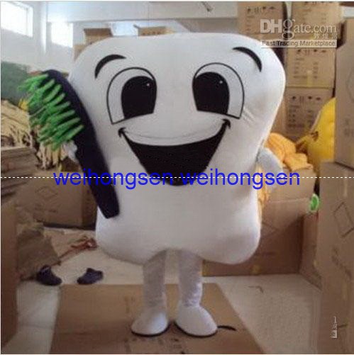 Make Eva Material Dente Mascot Costume Abbigliamento Cartoon Dental Health Annuncio e pubblicità 635