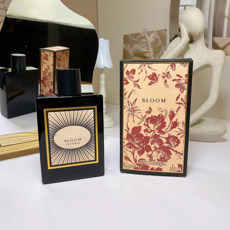 女性用の4種類のデザイナー香水クラシックブルームEDPスプレーケルン100 mlブランド自然な長持ちするギフトレディースのための魅力的な花の香り3.3 fl.oz