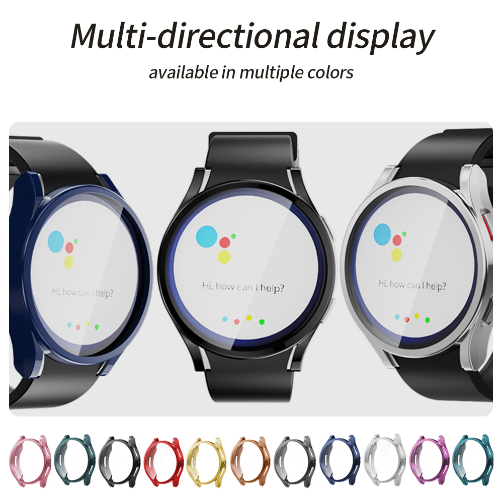 Samsung Galaxy Watchのケース6 40mm 44mmスクリーンプロテクターソフトTPU All-Around Protective Cover for Watch 6 Classic 47mm 43mm