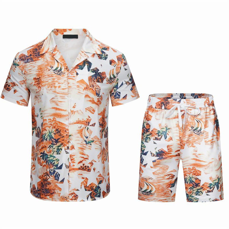 Designers Beach Tracksuits Summer Summer Mens Fashioo Shirts Shorts Sets Luxury Set Outfits Sportswears Sizem-3xl