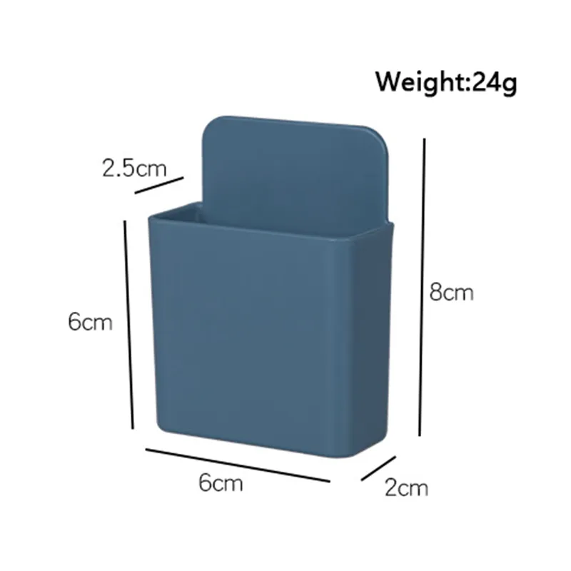 Speicherhalter Wandmontaged Box Fernbedienungs -Organizer Hülle für Klimaanlagen TV -Mobiltelefon -Steckerhalter Ständer Rack Großhandel G0811