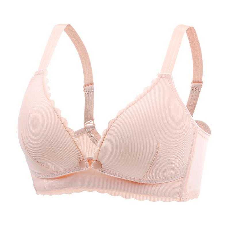 Mutterschaft Intimates Stillen Bras Mutterschaft Pflege BH atmungsaktivem Vorderknopf Unterwäsche Kleidung für schwangere Frauen Soutien Gorge Allaitement HKD230812