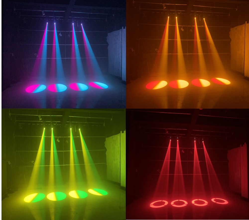 Spot LED da 75 W MOVIMENTO TESTA /USA LUMINUM LAMPAGGIO E Ruota GOBO GOBO SUPRIGHT BRIGHT DJ Disco Disco Stage Effect Light
