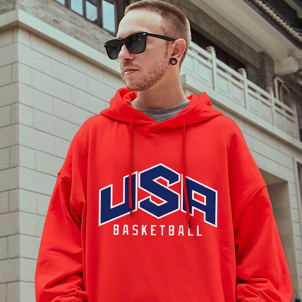 EE. UU. A Basketball Street Culture Pattern Clothing Men 2023 Nuevas sudaderas con capucha de primavera sudadera de algodón transpirable Fashion Fashion HKD230725