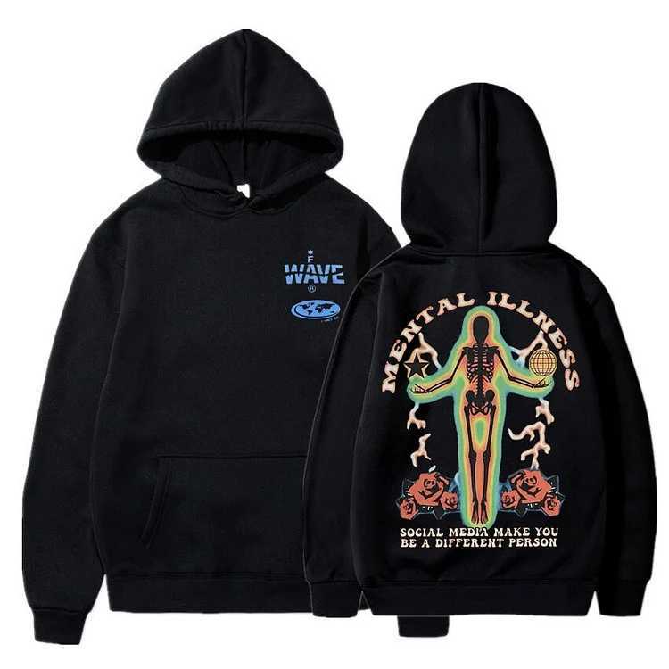 Y2k stil tröjor män goth abstrakt grafiska hoodies kvinnor harajuku mode hip hop punk överdimensionerad sweatshirt streetwear hoodie hkd230725