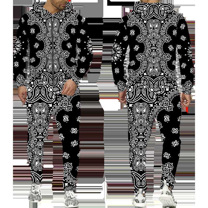 New Retro Style 3D Cartoon Printed Jacket Suit Cool Men/Women Tracksuit/Vintage Top/Hoodies Brand Fashion Men's Clothing Sets HKD230725