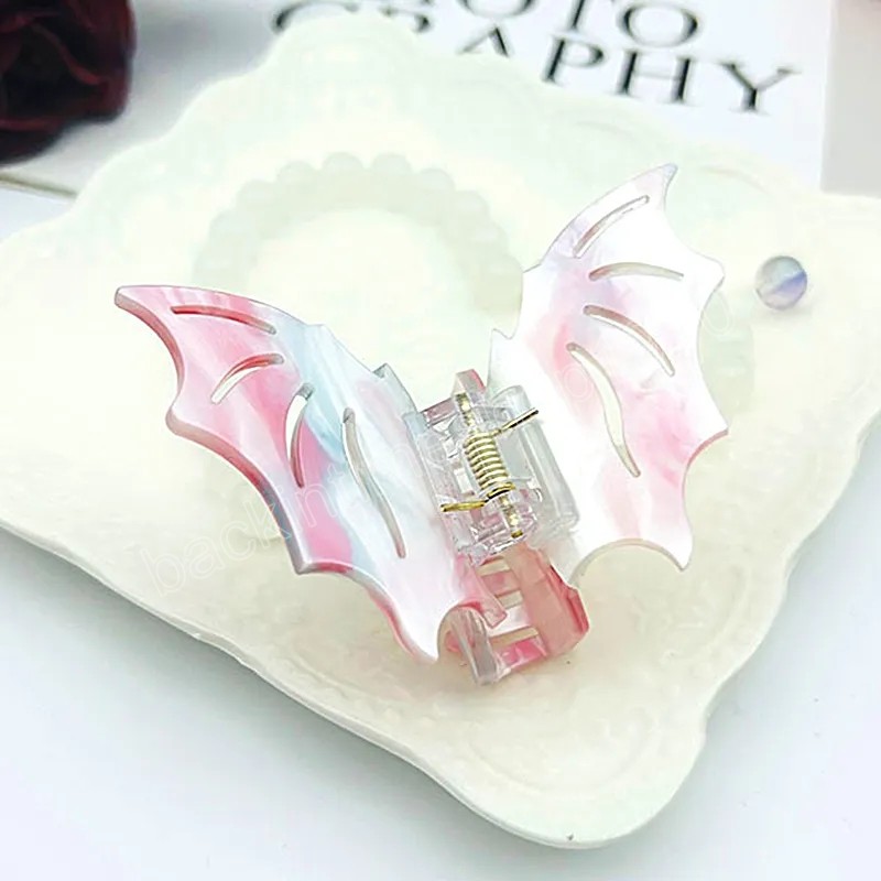 Halloween Bat Wing Hair Claw Clip Koreaanse schattige haarspeld haarspeld vakantie verkleed haaraccessoires voor vrouwenhoofdtooi