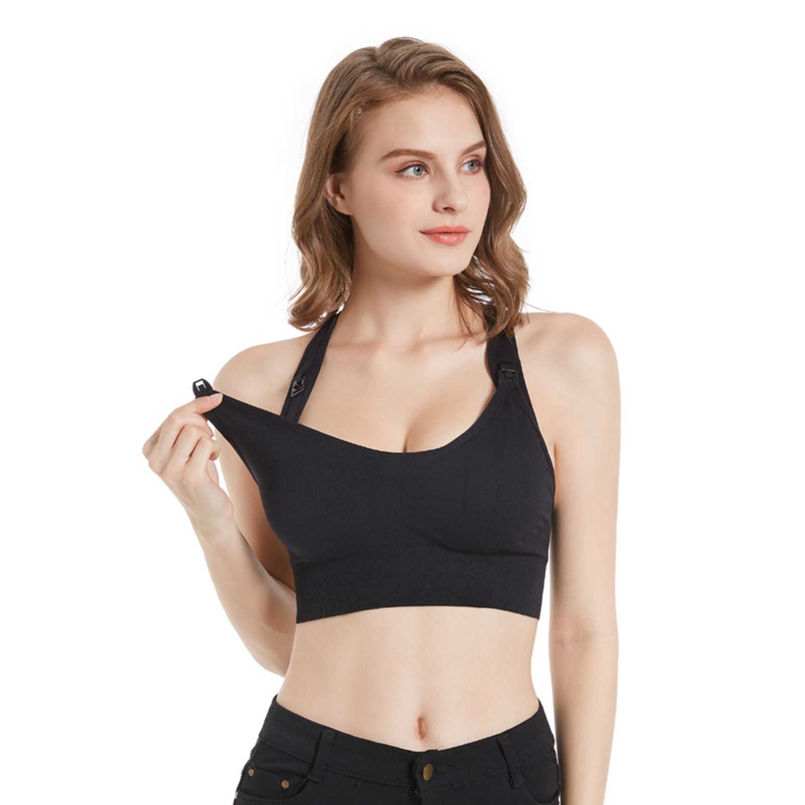 La maternité intime un soutien-gorge de sports de yoga sans couture pour les femmes ne pousse pas de fil sportif beau dos de maternité de maternité