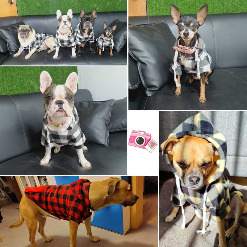 冬の温かいペット犬の服ソフトウールの犬のフーディー小犬用衣装Chihuahua Pug Seater Clothing Puppy Cat CoatジャケットHKD230812