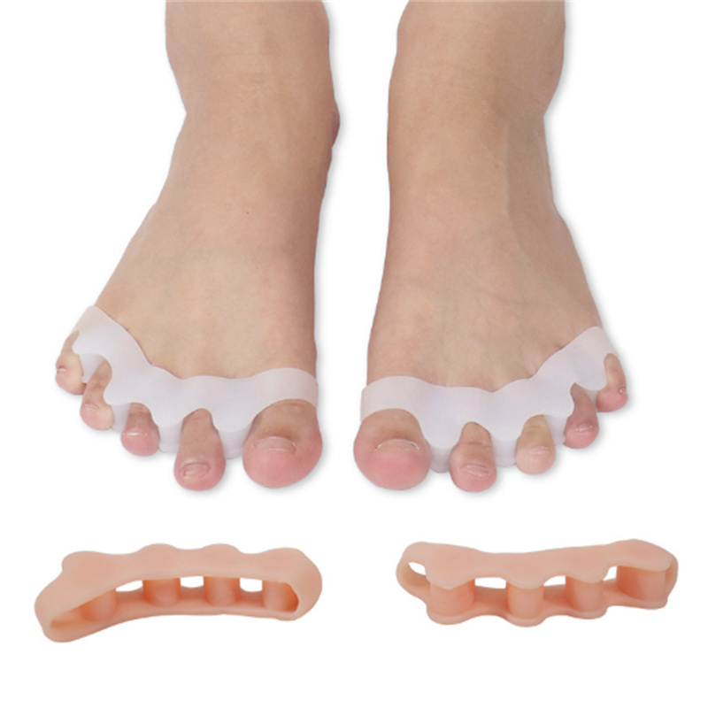 Feet en gros de Care Hallux Valgus Correction orthographiques se chevauchant le séparateur de l'orteil