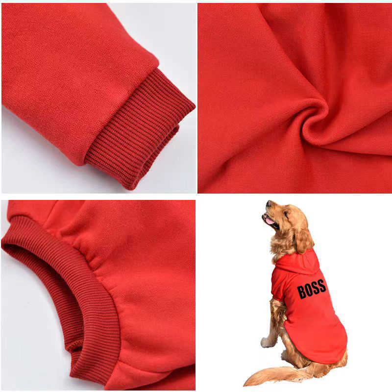 Dog Sweater Fleece Roupas quente moda Capuz de estimação Pequena roupas de cachorro de grande cão outono e inverno roupas de moda hkd230812