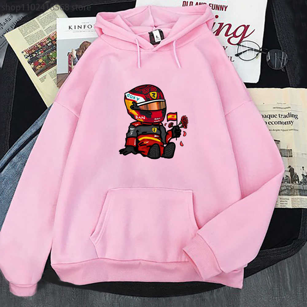 Sainz Mini F1 F1 F1 uomo Giochi fumetti Felpe grafiche a manica lunga Y2K abiti da uomo abbigliamento harajuku donne streetwear hkd230725