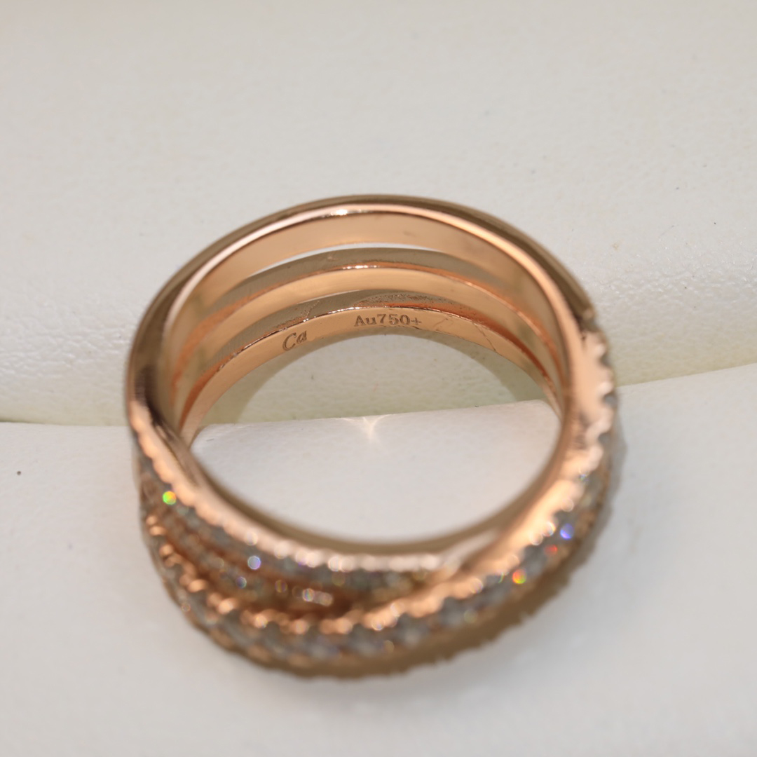 Ring Designer Ring Luxe sieradenringen voor vrouwen ingelegde parels alfabet diamant ontwerp kerstcadeau sieraden veelzijdige ringen zeer goed