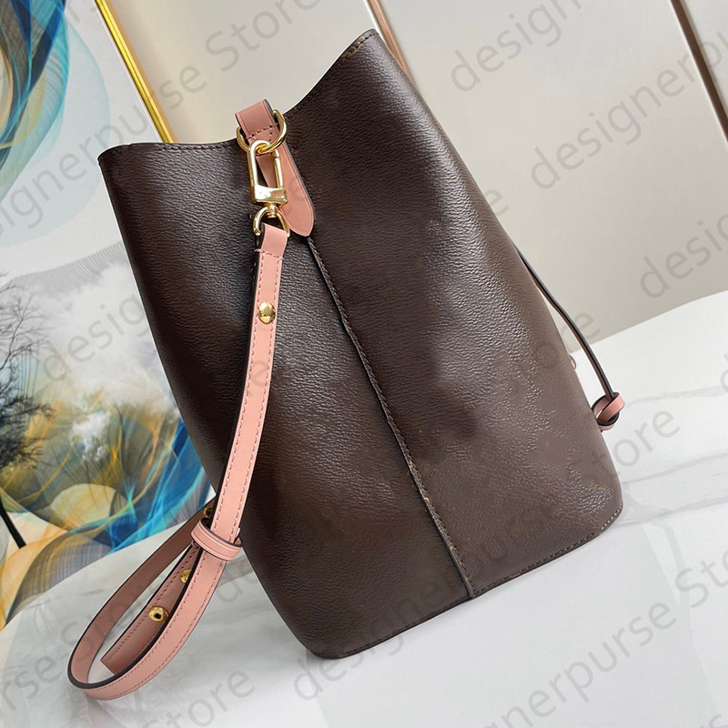 Designerbeutel Hochwertige Neonoe Mm Totenteilschneide Schleß -Umhängetaschen für Frauen Klassiker alte Blume Luxurys Handtaschen Einkaufsbeutel Frauen Handtasche Umhängetasche Handtasche