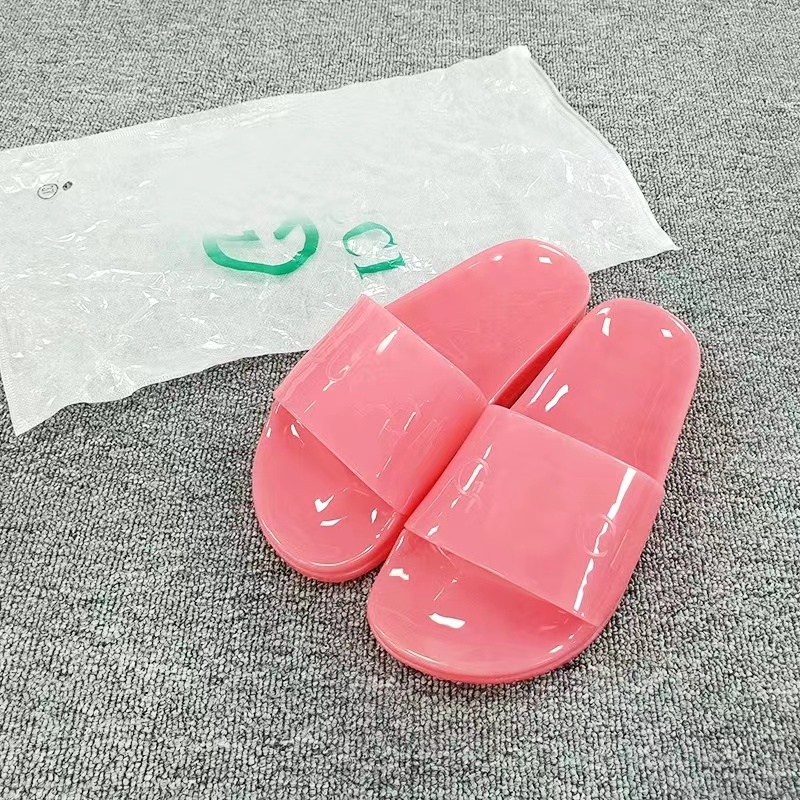 الصيف ins جديد الكريستال الهلام slippers أوروبا والولايات المتحدة كبيرة الحجم شبشب رجال