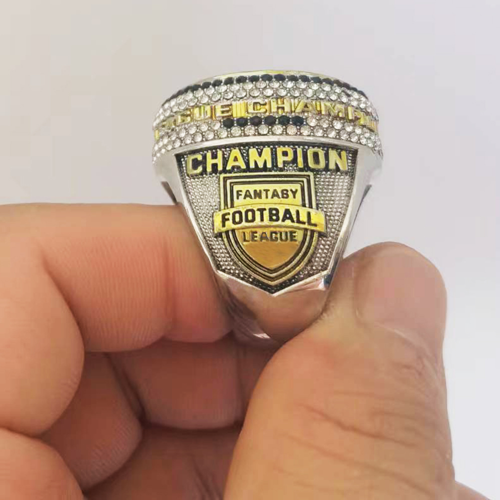 Drop shipping 2023 fantasy football champion ring with stand