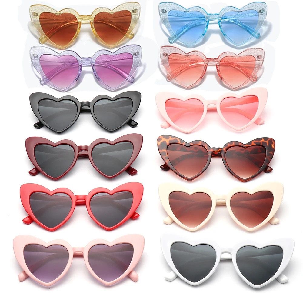 Love Heart 10a Fashion Luxury Designer masculino óculos de sol para homens homens designers gato uv400 óculos