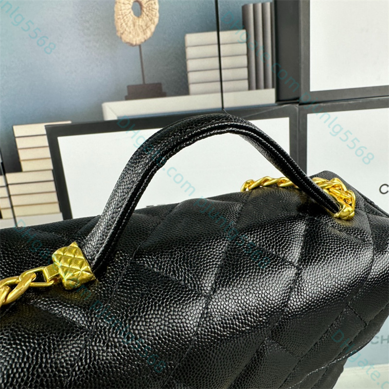 Bolsas de ombro de couro por atacado Designers de luxuris de alta qualidade Moda feminina Bolsa Caviar Bola de Caviar Bolsa Ladies Tolas Correntes Cruz Body Body Carteira