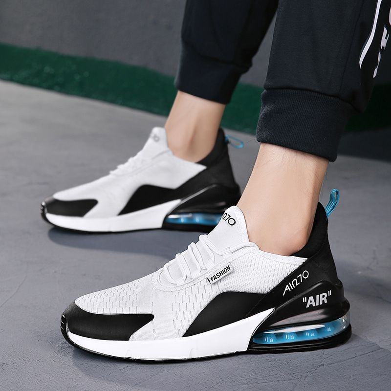 Walking New Fashion Designe Automne Fashion Mens Chaussures de course Sports Sports Casual Small Blanc Shoes Boîtises Breffe-Mesh Chaussures Running Mesh Shoes Summer